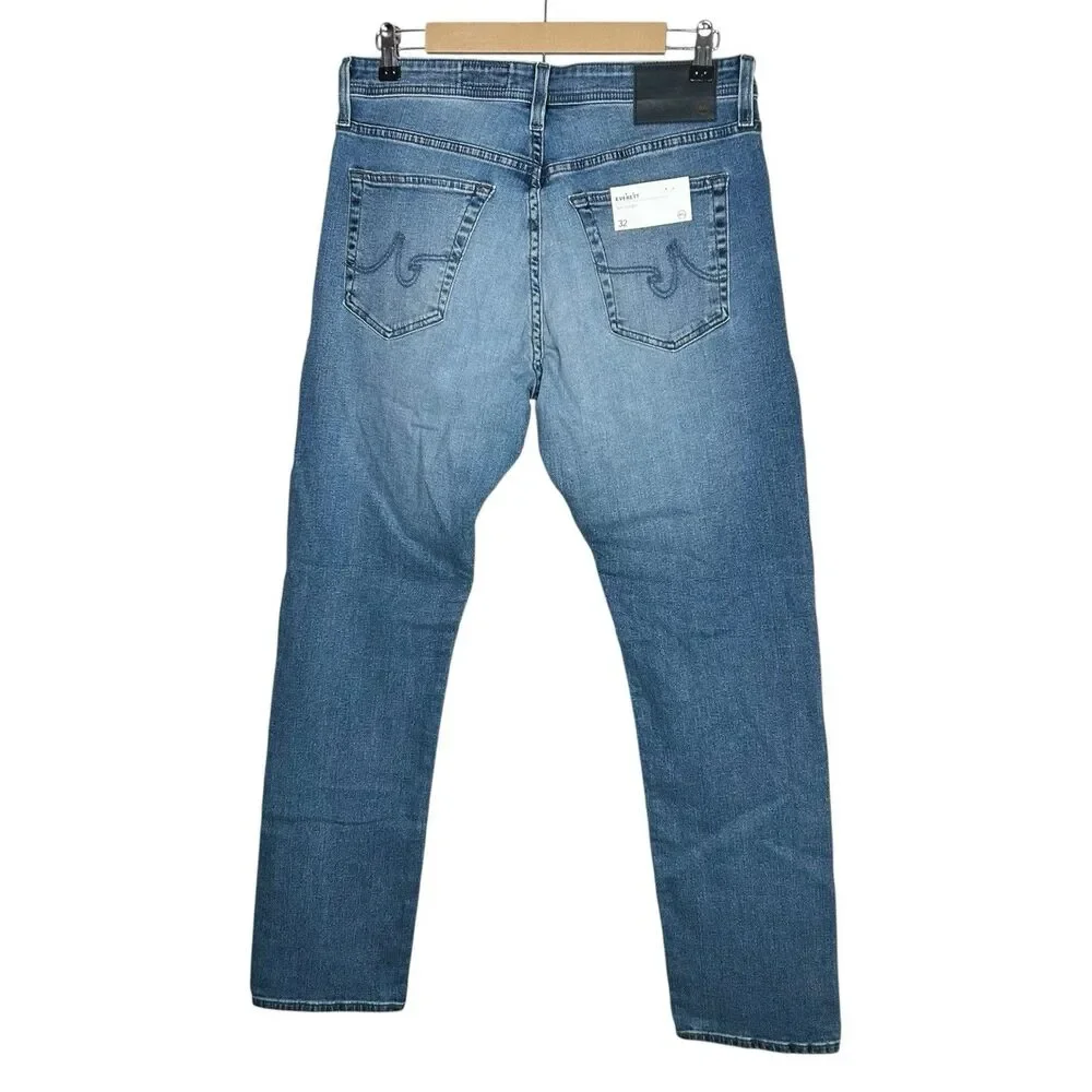 AG Adriano Goldschmied Everett Jeans Mens 32 Japanese Denim Zipline Casual NWT